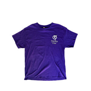 Vintage Crazy Horse Nashville 16 Years “The Last Ride” Purple T-Shirt XL